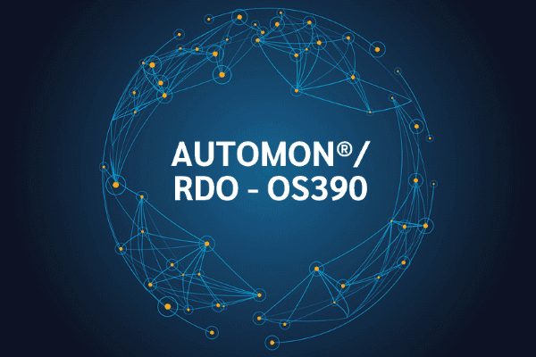 product name on an abstract blue and yellow background