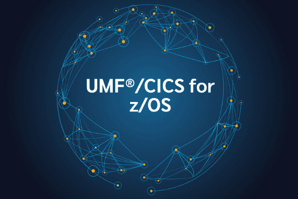 product name on an abstract blue and yellow background