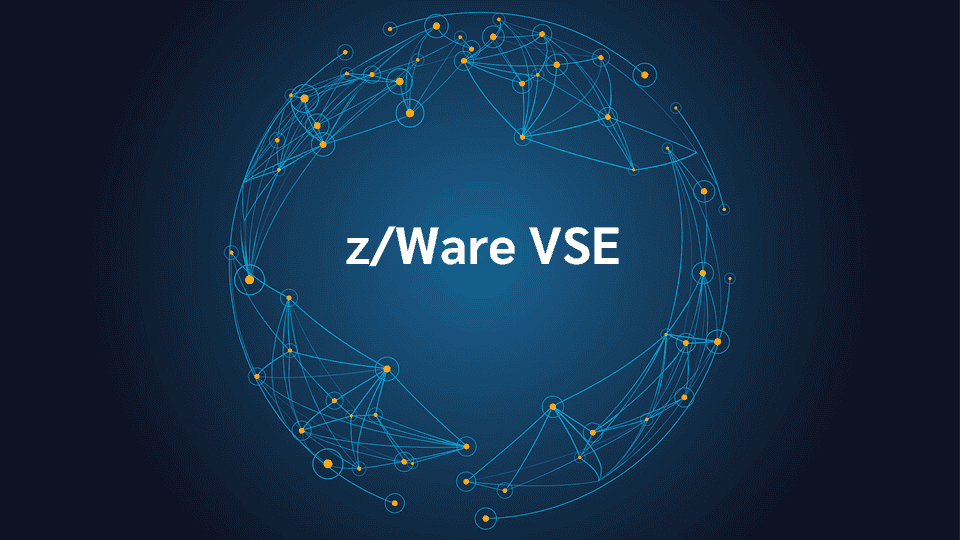 product name on an abstract blue and yellow background
