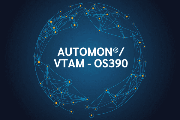 product name on an abstract blue and yellow background