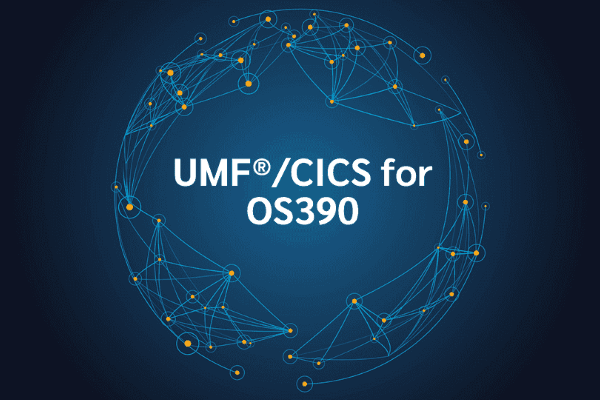 product name on an abstract blue and yellow background